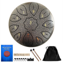 Steel Tongue Drum 6 Inch 11 Notes G Tone