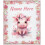 Deer Floral Personalized Blanket Soft Lightweight 40x30 Inch 1