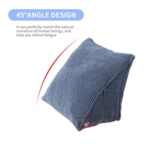 Μαξιλάρι Cushie Triangle Μωβ Μαύρο Μπλε Πράσινο με Φερμουάρ 2