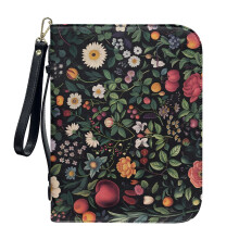Custodia per Bibbia in pelle PU per Apple Peony Daisy con scomparto staccabile