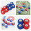 Mini shuffleboard-rulleballer 24 stk 6