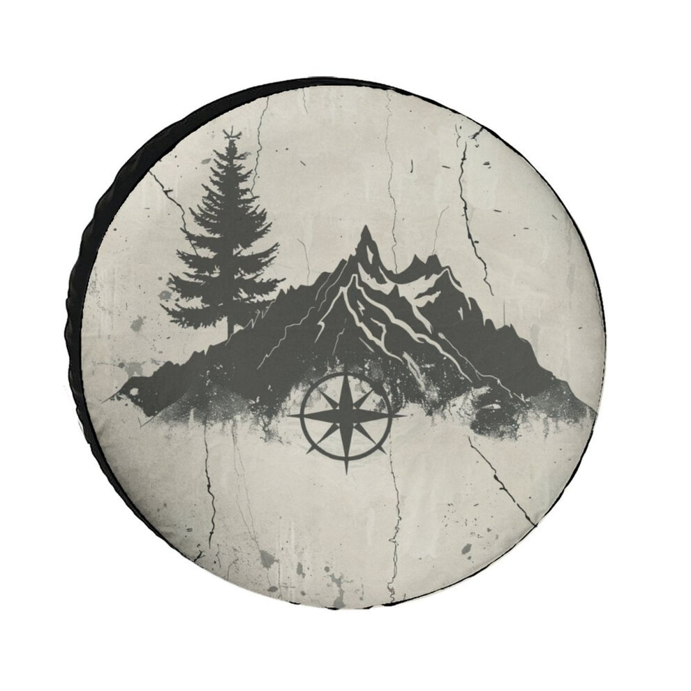Spare Tire Cover Heavy Duty 13 Inch Waterproof Uv-Resistant 971050346465