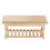 Rectangular Wooden Desk Table for 1:12 Dollhouse Toys 1