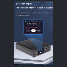 DA10 USB Decoder Dual-Core ES9038 DSD512 5.1 HIFI Audiophile DAC Earphone Amplifier 6.5mm Jack Black