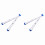Electronic Air Drum Sticks Rhythm Percussion Tool 4 Pcs 1