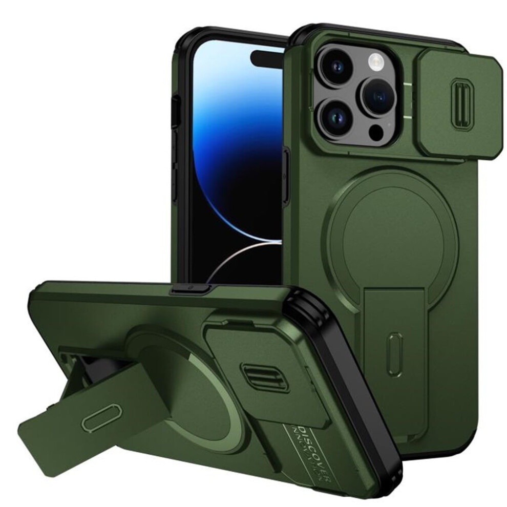 Iphone 14 Pro 6.1 Inch Case Magsafe Shockproof Green 971050713915