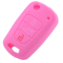 Silicone Car Key Cover for Kia Rio K2 and Hyundai i20 Remote