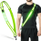 LED reflective walking belt green rechargeable 7