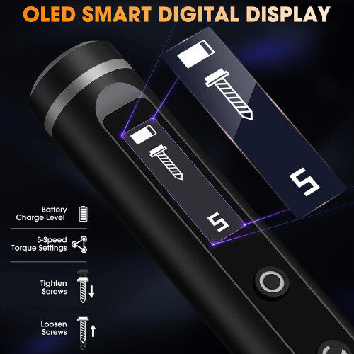 Precision Screwdriver Set for Electronics with OLED Display 2