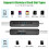 Adaptér USB3.0SD MicroSD TF kariet typu C OTG 4