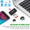 Adaptér USB3.0SD MicroSD TF kariet typu C OTG 5