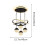Plafoniera LED moderna nera, dimmerabile, 100x40 cm 3