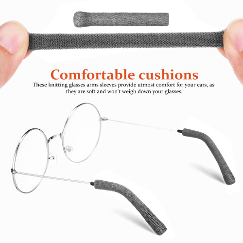 Eyeglass Ear Grippers Stretchy Knitted Retainers 4 Pcs 2