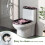 Protège-siège de toilette à base élastique, 2 pièces 5