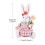 Easter Gnome Figurine Resin Radish Holder 1pc 3