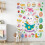 Multicolor Plastic Easter Stickers 11.81 x 8.66 Inches 1