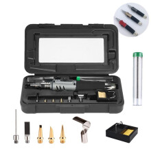 Gas Soldering Iron Set Portable Constant Temperature 10-in-1