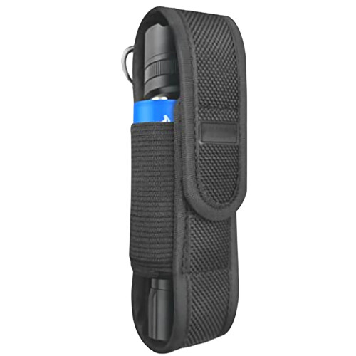 Bolsa de cinto para lanterna em nylon ajustável e elástico, comporta de 1 a 4 lanternas. 2