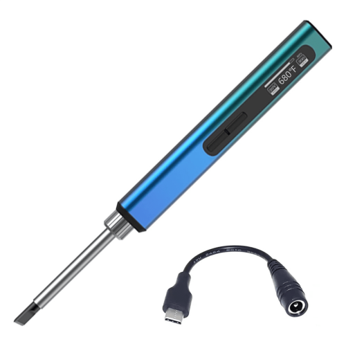 Portable Soldering Iron with OLED Screen and PID Control 65W