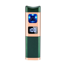 Rechargeable Refillable Torch with LED Display Windproof