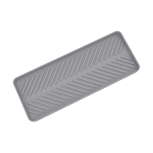 Flexible Silicone Sink Tray For Organizing For Bathroom And Kitchen Items