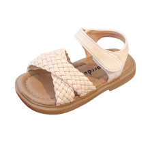 Featherlight breathable girls' summer sandals 12M–7Y beige