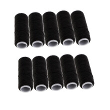 Jeans Sewing Thread Black Carpet Tapestry Repair 10 Rolls