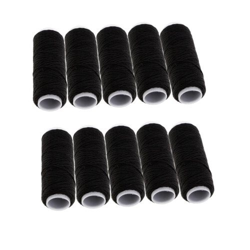 Jeans Sewing Thread Black Carpet Tapestry Repair 10 Rolls