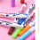 Vandmalingspen, sletbare whiteboard-tuscher, 8 farver, 10 ml 6