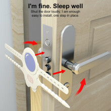 Door Latch Cover Silicone Door Silencer 1 Piece