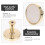 Black Kitchen Cabinet Knobs Set 2 pcs 3