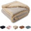 Loveshield Waterproof Fuzzy Microfiber Blanket Beige 1