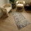 Abstract Blue Navy Indoor Runner Rug 2 ft x 10 ft 2