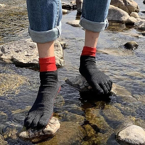 Κάλτσες Grounding Barefoot Unisex Αντιολισθητικές που Διαχωρίζουν τα Δάχτυλα 1