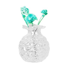 Magnetic Fridge Vases Set Ceramic Glass 3D Flower Pot