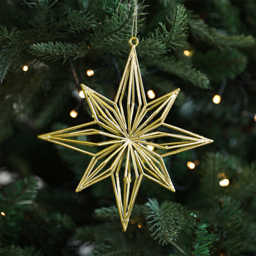 Christmas tree hanging ball ornaments black irregular 6 pcs