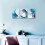 Abstraktes Leinwandbild für das Wohnzimmer mit Elchmotiv 6