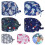 Surgical Bouffant Caps for Women6-Pack Adjustable Stretchy 2