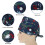 Surgical Bouffant Caps for Women6-Pack Adjustable Stretchy 3