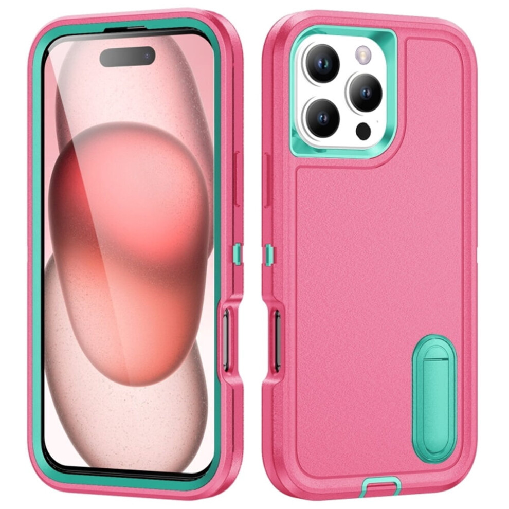 Iphone 16 Pro Case With Kickstand Rose Rugged Red 968604539503