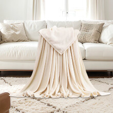 Tupukom Reversible Plush Fleece Blanket Queen Size