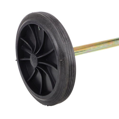 Roda de reposição para lixeira, preta, 2 peças, 48 cm (19 polegadas) 1