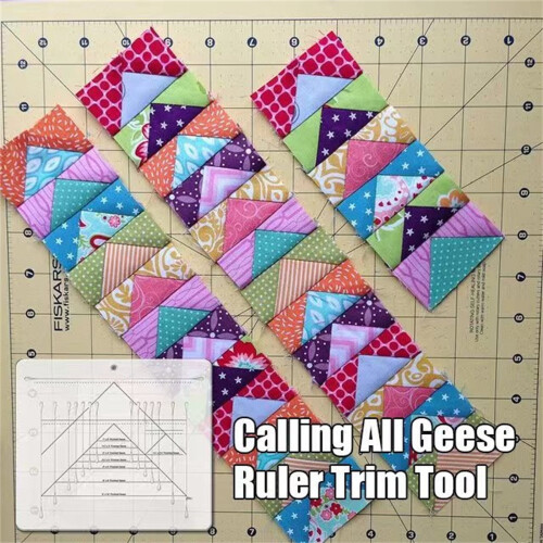 Flying Geese Trim Cutting Ruler Triangular 1