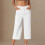 Women's Capris Pants with Pockets White 2XL 3