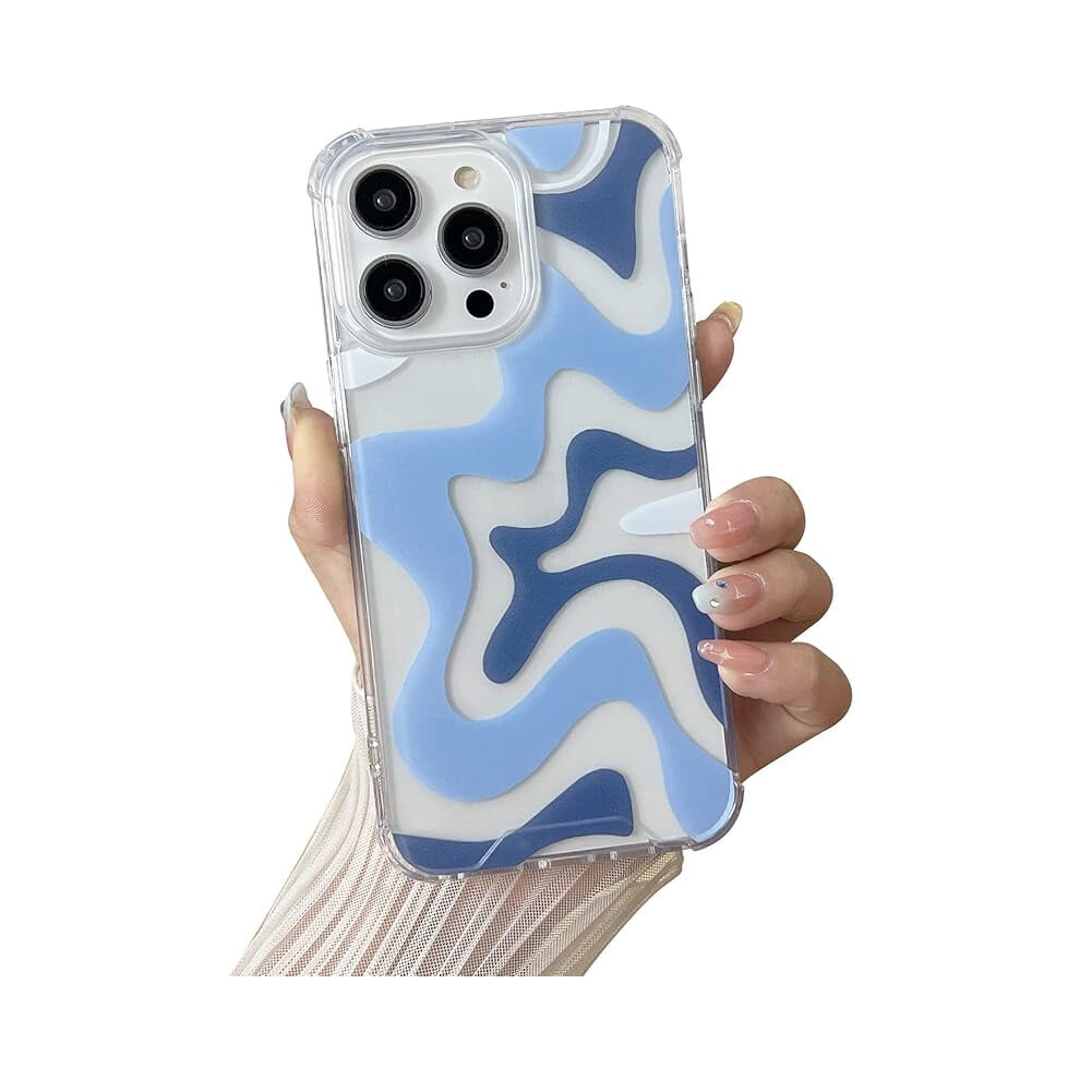 Wavy Art Phone Case For Iphone 14/13ÂSoft Tpu Edges And 968604649363