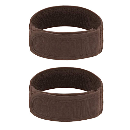 Cinto elástico de cintura para homens e mulheres, 3,8 cm (1,5 polegadas), marrom. 1