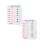 Pet Feeding Reminder Magnetic Sticker AM/PM Chart 2 or 1 pcs 1
