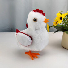 Electronic Walking Chicken Toy - Interactive Plush with