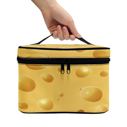 Trousse de toilette en polyester, portable, résistante et pliable. 2