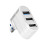 Hub giratorio USB 3.0 de 3 puertos: 2  USB 2.0 + 1  USB 3.0 1